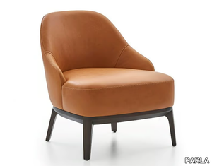 ATLAS - Upholstered armchair with armrests _ PARLA