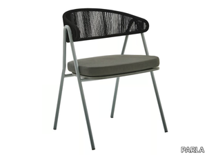 CHIA E - Upholstered metal chair _ PARLA