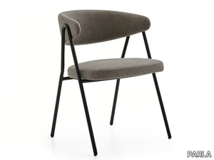 CHIA - Upholstered metal chair _ PARLA