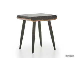 LUCE - Low stool with integrated cushion _ PARLA