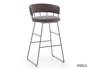 MERU - Sled base stool with integrated cushion _ PARLA