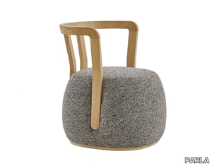 MOOSE - Fabric easy chair with armrests _ PARLA