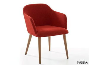 MOD - Upholstered chair with armrests _ PARLA