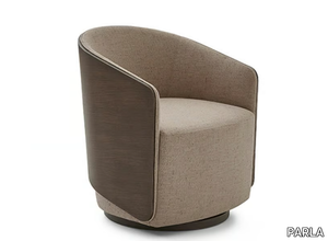 PADOVA - Fabric easy chair with armrests _ PARLA