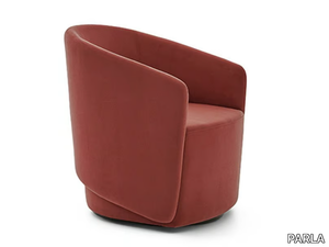 PADOVA U - Fabric easy chair with armrests _ PARLA