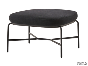 PALM - Fabric and powder coated metal footstool / stool _ PARLA