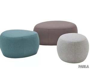 ROCKS - Upholstered fabric pouf _ PARLA