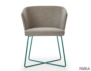 STELLA W - Fabric chair with armrests _ PARLA