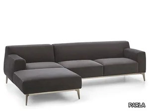 PETRA L - Fabric sofa with chaise longue _ PARLA