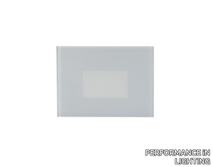 INSERT+ ZERO GLASS - LED wall-mounted outdoor glass steplight _ PERFORMANCE iN LIGHTING