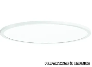 FL ROUND 555 EB - LED ceiling lamp in metal and opal glass _ PERFORMANCE iN LIGHTING