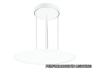 FL ROUND 555 PL - LED pendant lamp in metal and opal glass _ PERFORMANCE iN LIGHTING