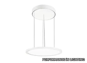 FL ROUND 333 PL - LED pendant lamp in metal and opal glass _ PERFORMANCE iN LIGHTING