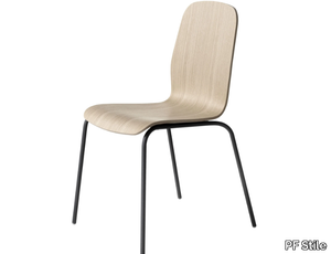 MILÙ - Steel and wood chair _ PF Stile