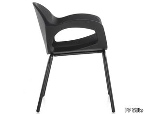 PEPPER - Stackable polyethylene garden chair _ PF Stile