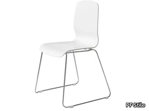 GLAMOUR - Sled base technopolymer chair _ PF Stile