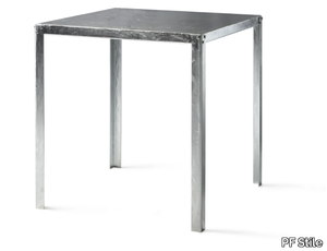 HOPE - Square galvanized steel table _ PF Stile