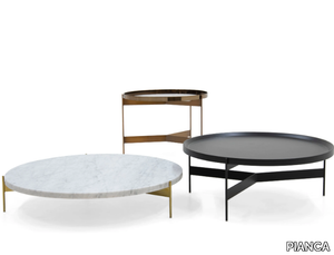 ABACO - Round coffee table with tray _ PIANCA