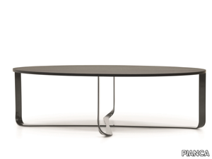 CONFLUENCE - Oval wooden table _ PIANCA