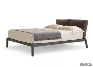 DIONISO - Ash double bed with upholstered headboard _ PIANCA