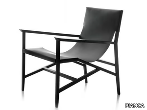 ISOTTA - Tanned leather armchair _ PIANCA