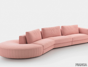 NICE - Modular fabric sofa _ PIANCA