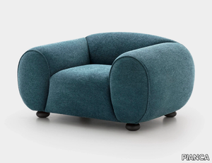 REGINA - Fabric armchair with armrests _ PIANCA