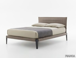 SPILLO - Fabric double bed with tufted headboard _ PIANCA