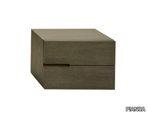 SEGNO - Bedside table with drawers _ PIANCA