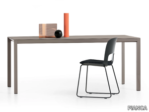 SOFFIO - Rectangular table _ PIANCA