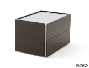 ATLANTE - Bedside table with drawers _ PIANCA