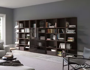 SPAZIOTECA SP017 - Open bookcase _ PIANCA