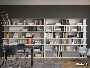 SPAZIOTECA SP028 - Open bookcase _ PIANCA