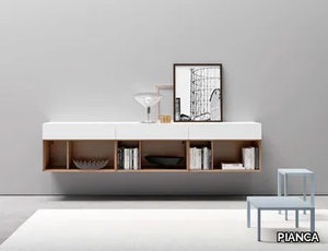 PEOPLE P403 - Suspended sideboard with drawers _ PIANCA