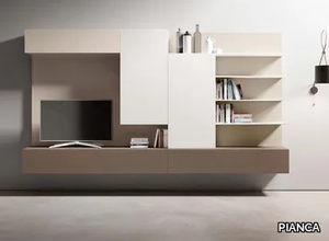 PEOPLE P434 - Sectional wall-mounted storage wall _ PIANCA