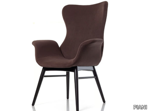 TULIP 02 A3 - Fabric armchair with armrests _ PIANI