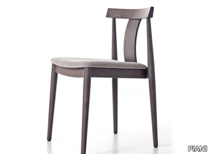 ALESSIA 00 C1 - Solid wood chair with integrated cushion _ PIANI