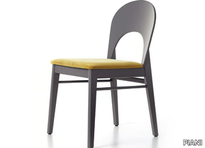 ASIA 02 C1 - Solid wood chair with integrated cushion _ PIANI