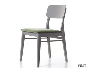 ASIA 03 C1 - Solid wood chair with integrated cushion _ PIANI