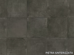 CEMENTO BLACK - Vehicular porcelain stoneware outdoor floor tiles _ PIETRA SINTERIZZATA