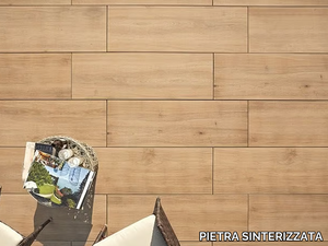 HARENA HOLZ NOCE - Indoor/outdoor flooring with wood effect _ PIETRA SINTERIZZATA