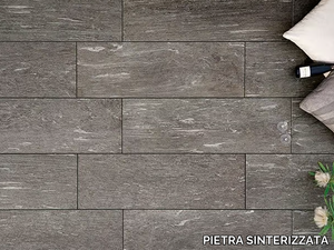 ZERMATT SCURO - Fireproof Sintered stone outdoor floor tiles _ PIETRA SINTERIZZATA