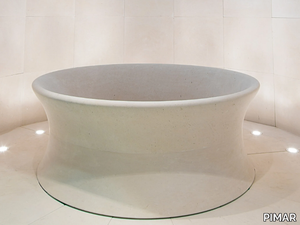 V32 - Freestanding lecce stone bathtub _ PIMAR