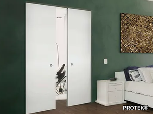 LINEAR® DOUBLE - Counter frame for flush-fitting doors for double sliding doors _ PROTEK®