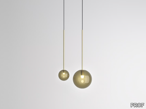 GRACE N°1 - Blown glass pendant lamp _ PROF