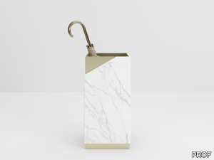 LOUISE - Floorstanding glass and metal umbrella stand _ PROF