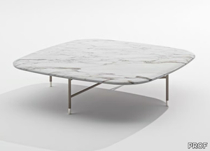 DIANA - Square marble coffee table _ PROF