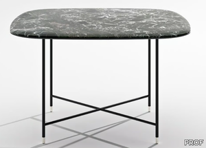 DIANA - Square marble meeting table _ PROF