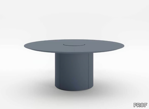 EXTRALIGHT - Round meeting table with cable management _ PROF