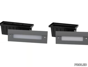 PRAGUE - LED wall-mounted outdoor powder coated aluminium steplight _ PROLED